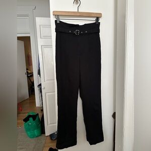 Reformation "Kayo" Black High Waisted Pants Size 24